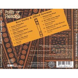Ports Of Paradise Ścieżka dźwiękowa (Ken Darby, Alfred Newman) - Tylna strona okladki plyty CD