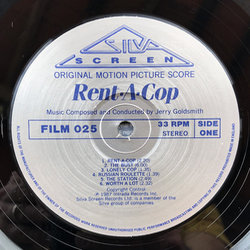 Rent-a-Cop サウンドトラック (Jerry Goldsmith, Michael Licari) - CDインレイ