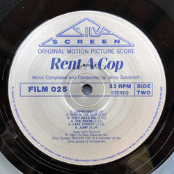 Rent-a-Cop サウンドトラック (Jerry Goldsmith, Michael Licari) - CDインレイ