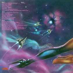 Music From Battlestar Galactica And Other Original Compositions サウンドトラック (Various Artists, Giorgio Moroder) - CD裏表紙