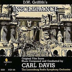 Intolerance Trilha sonora (Carl Davis) - capa de CD