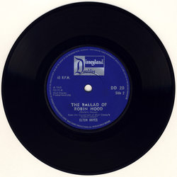 Davy Crockett / Robin Hood サウンドトラック (Various Artists, Elton Hayes, The Wellingtons) - CDインレイ