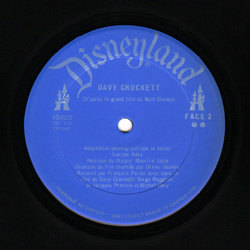 Davy Crockett サウンドトラック (Various Artists, Maurice Jarre, Olivier Jeanes, Franois Prier, Serge Reggiani) - CDインレイ