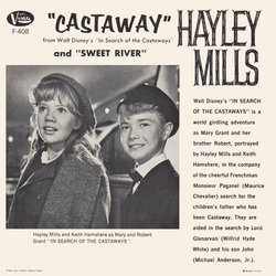Castaway / Sweet River Ścieżka dźwiękowa (William Alwyn, Various Artists, Hayley Mills) - Tylna strona okladki plyty CD