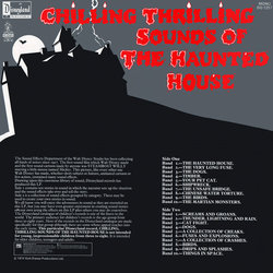 Chilling, Thrilling Sounds Of The Haunted House Ścieżka dźwiękowa (Various Artists) - Tylna strona okladki plyty CD