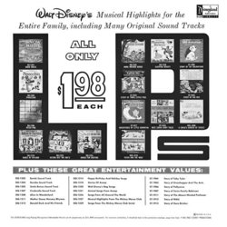The Mickey Mouse Club Serials Soundtrack (Various Artists, Studio Chorus, Time Considine, Jimmie Dodd, Buddy Ebsen, Annette Funicello, Darlene Gillespie, Triple R, David Stollery) - CD Back cover