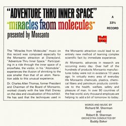Miracles From Molecules Soundtrack (Various Artists) - CD Back cover