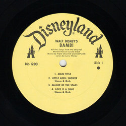 Bambi Ścieżka dźwiękowa (Various Artists, Frank Churchill, Edward H. Plumb) - wkład CD