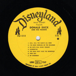 Donald Duck And His Friends Soundtrack (Various Artists) - cd-cartula