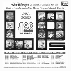 Sleeping Beauty Soundtrack (Various Artists, Disneyland Chorus, Darlene Gillespie) - CD Back cover