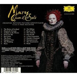 Mary Queen of Scots Ścieżka dźwiękowa (Max Richter) - Tylna strona okladki plyty CD
