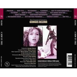 A Show of Force Ścieżka dźwiękowa (Georges Delerue) - Tylna strona okladki plyty CD