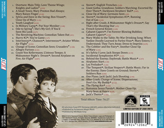 Wings Soundtrack (J.S. Zamecnik) - CD Back cover