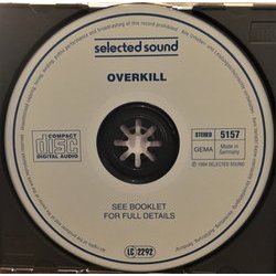 Overkill Ścieżka dźwiękowa (Christoph Ebenthal) - wkład CD
