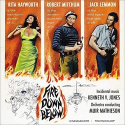 Fire Down Below Soundtrack (Arthur Benjamin, Douglas Gamley, Kenneth V. Jones) - CD cover