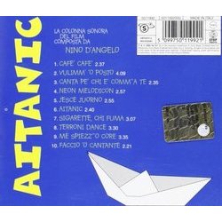 Aitanic Ścieżka dźwiękowa (Nino D'Angelo) - Tylna strona okladki plyty CD