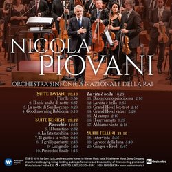 Piovani dirige Piovani Ścieżka dźwiękowa (Nicola Piovani) - Tylna strona okladki plyty CD
