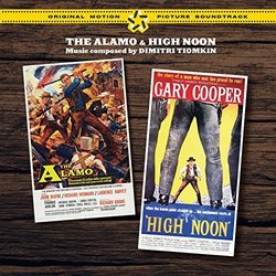The Alamo & High Noon サウンドトラック (Dimitri Tiomkin) - CDカバー