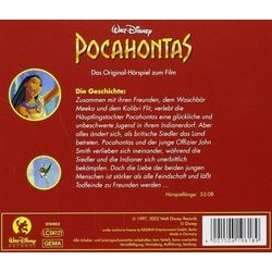 Pocahontas Soundtrack (Various Artists) - CD Back cover