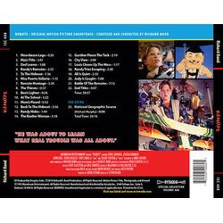 Remote Soundtrack (Richard Band) - CD Back cover
