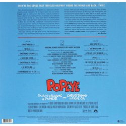 Popeye: The Harry Nilsson Demos Ścieżka dźwiękowa (Harry Nilsson) - Tylna strona okladki plyty CD