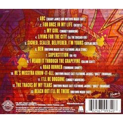 Motown Magic Soundtrack (Various Artists) - CD Back cover