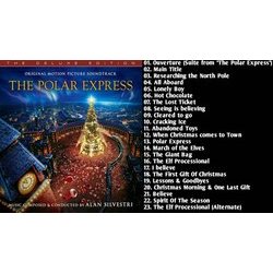The Polar Express サウンドトラック (Alan Silvestri) - CD裏表紙
