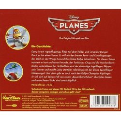 Planes Ścieżka dźwiękowa (Various Artists) - Tylna strona okladki plyty CD