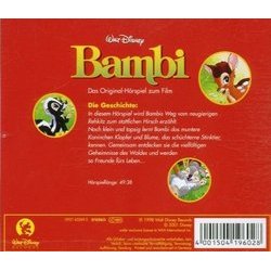 Bambi Soundtrack (Various Artists) - CD Back cover