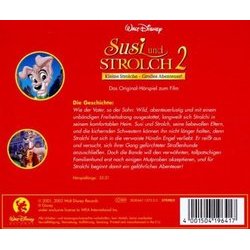 Susi und Strolch 2 サウンドトラック (Various Artists) - CD裏表紙