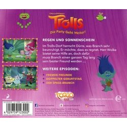Trolls - Die Party geht weiter! Folge 1: Regen Und Sonnenschein 声带 (Various Artists) - CD后盖