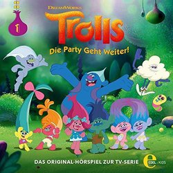 Trolls - Die Party geht weiter! Folge 1: Regen Und Sonnenschein 声带 (Various Artists) - CD封面