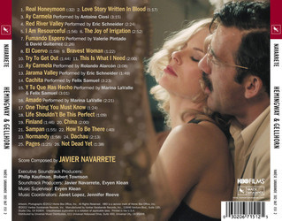 Hemingway & Gellhorn Ścieżka dźwiękowa (Javier Navarrete) - Tylna strona okladki plyty CD