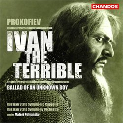 Ivan The Terrible, Op.116 / Ballad of an Unknown Boy, Op. 93 Soundtrack (Sergey Prokofiev) - CD cover