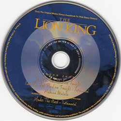 The Lion King: Can You Feel the Love Tonight Ścieżka dźwiękowa (Kevin Bateson, Allister Brimble, Patrick J. Collins, Matt Furniss, Elton John, Frank Klepacki, Dwight K. Okahara, Hans Zimmer) - wkład CD