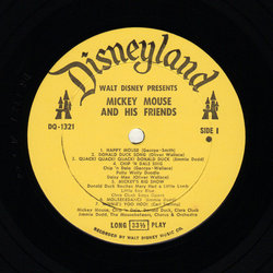 Mickey Mouse And His Friends Ścieżka dźwiękowa (Various Artists) - wkład CD
