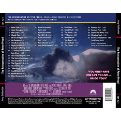 The Reincarnation of Peter Proud Ścieżka dźwiękowa (Jerry Goldsmith) - Tylna strona okladki plyty CD