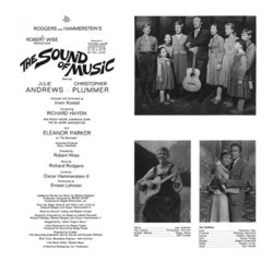 The Sound of Music サウンドトラック (Various Artists, Irwin Kostal) - CDインレイ