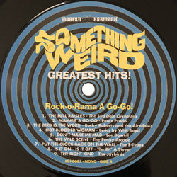 Something Weird Greatest Hits! サウンドトラック (Various Artists) - CD裏表紙