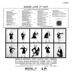 Some Like It Hot Soundtrack (Adolph Deutsch) - CD Back cover