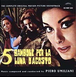 5 Bambole per la Luna dAgosto サウンドトラック (Piero Umiliani) - CDカバー