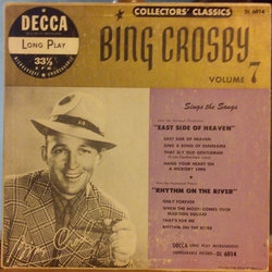 Bing Crosby Sings The Songs From East Side Of Heaven and Rhythm On The River Soundtrack (Frank Skinner, Victor Young) - CD cover