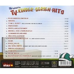 16 Beliebte TV-Kinder-Serien Hits サウンドトラック (Various Artists) - CD裏表紙