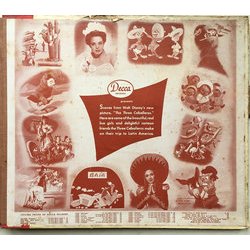 The Three Caballeros サウンドトラック (Edward H. Plumb, Paul J. Smith, Charles Wolcott) - CD裏表紙