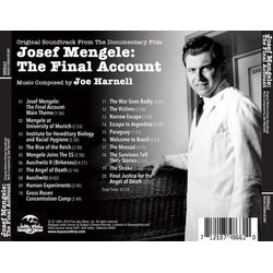 Josef Mengele: The Final Account Ścieżka dźwiękowa (Joe Harnell) - Tylna strona okladki plyty CD