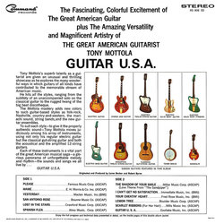 Guitar U.S.A. サウンドトラック (Various Artists, Tony Mottola) - CD裏表紙