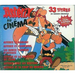 Astrix au Cinma Trilha sonora (Grard Calvi, Michel Colombier, Vladimir Cosma) - capa de CD