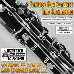 Fantasy For Clarinet & Orchestra Trilha sonora (Donny Walker) - capa de CD
