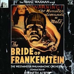The Bride of Frankenstein / The Invisible Ray サウンドトラック (Franz Waxman) - CDカバー
