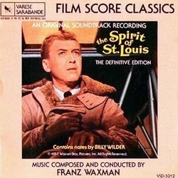 The Spirit of St. Louis Soundtrack (Franz Waxman) - Cartula